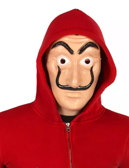 Photo du produit Masque voleur rouge adulte
