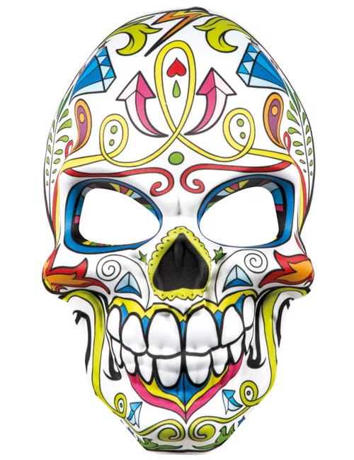Photo du produit Masque dia de los muertos blanc