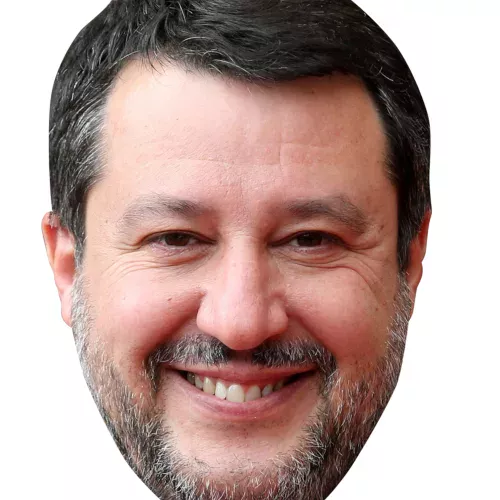 Photo du produit Masque en carton Matteo Salvini adulte