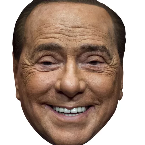 Photo du produit Masque en carton Silvio Berlusconi adulte