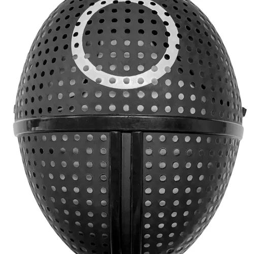 Photo du produit Masque en plastique gardien de jeu symbole rond adulte