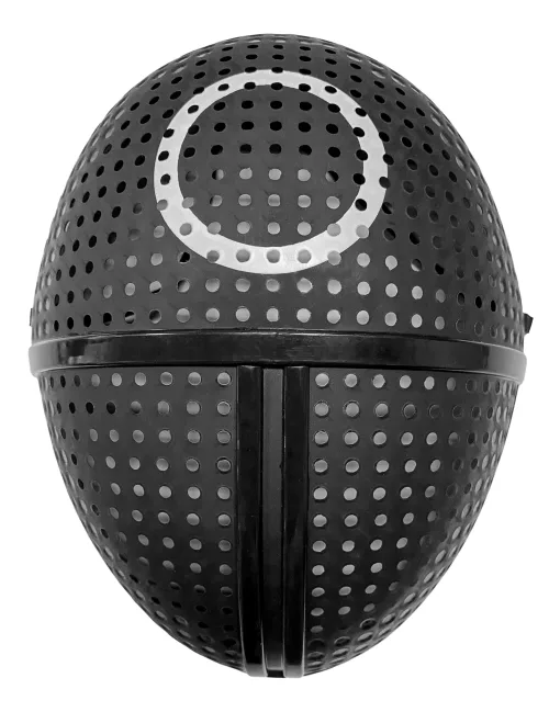 Photo du produit Masque en plastique gardien de jeu symbole rond adulte