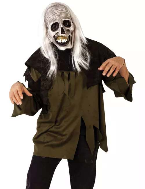 Photo du produit Masque et perruque zombie adulte