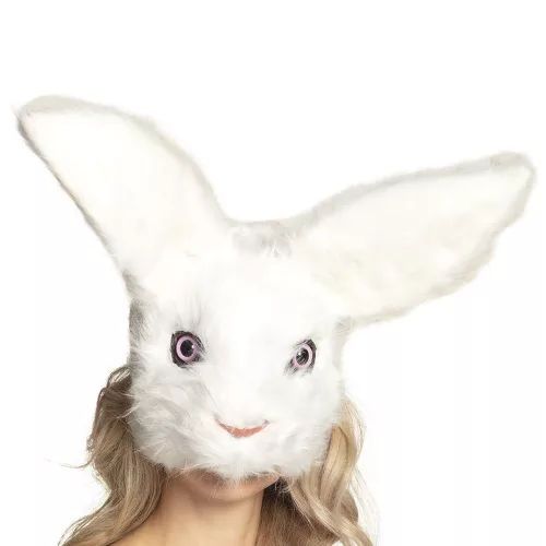 Photo du produit Masque lapin peluche adulte