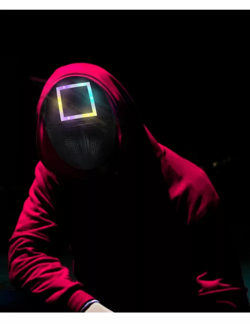 Photo du produit Masque LED gardien de jeu carré adulte