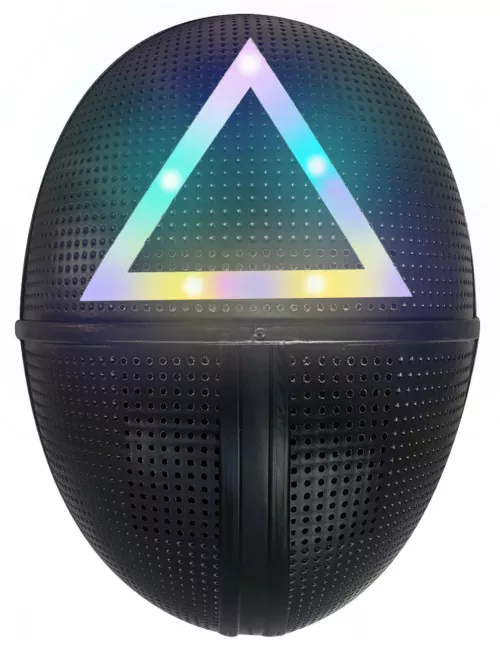 Photo du produit Masque LED gardien de jeu triangle adulte