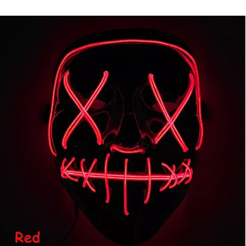 Photo du produit Masque led lumineux rouge adulte