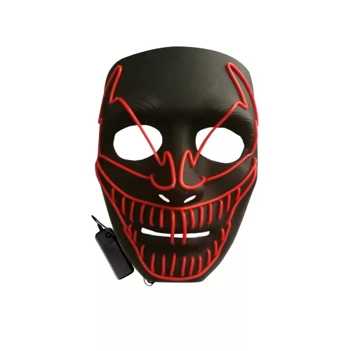 Photo du produit Masque luxe LED clown méchant adulte