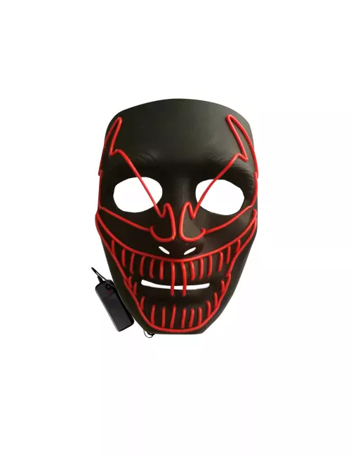 Photo du produit Masque luxe LED clown méchant adulte