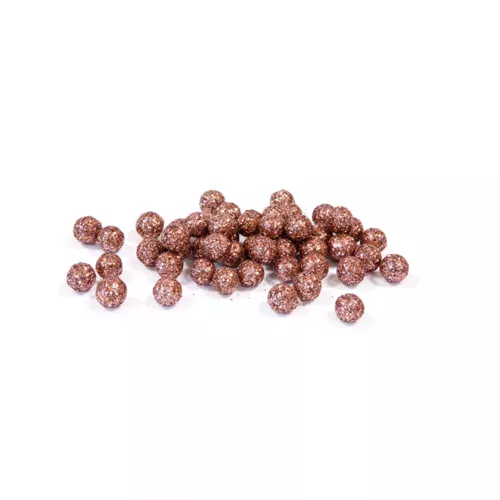 Photo du produit Mini boules pailletées rose gold 8 mm 10 gr
