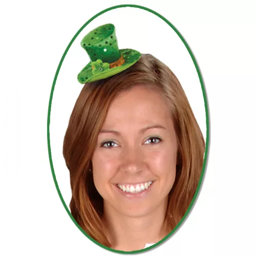 Photo du produit Mini chapeau haut de forme avec sequins femme
