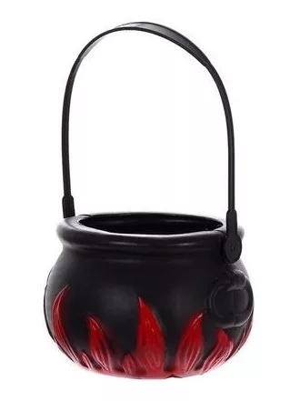 Photo du produit Mini chaudron avec flammes 13 cm