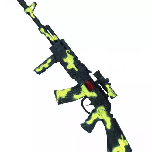 Photo du produit Mitraillette armée en plastique