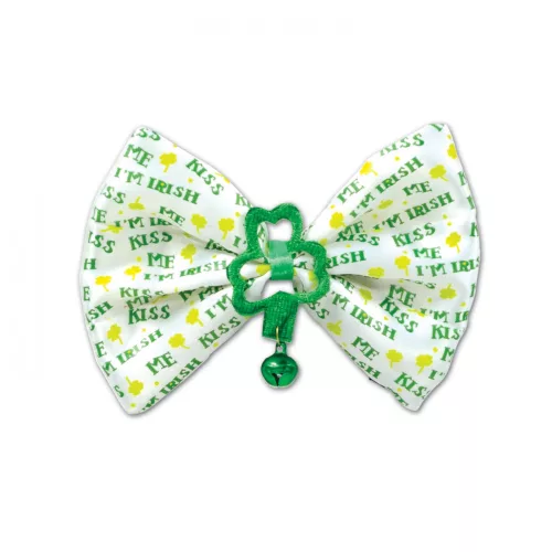 Photo du produit N?ud papillon trèfles Kiss me I'm irish