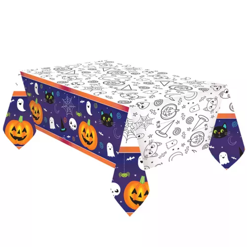 Photo du produit Nappe en papier Halloween Friends 1,2 x 1,8 m