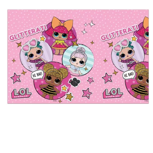 Photo du produit Nappe en plastique LOL 120 x 180 cm