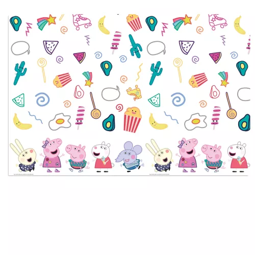 Photo du produit Nappe en plastique Peppa Pig 120 x 180 cm