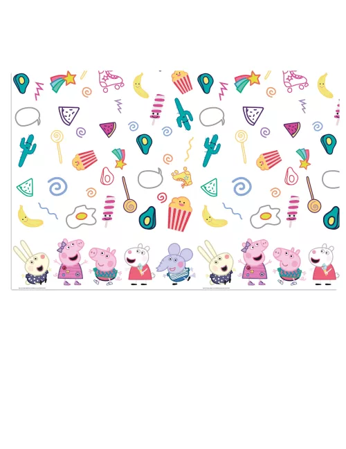 Photo du produit Nappe en plastique Peppa Pig 120 x 180 cm
