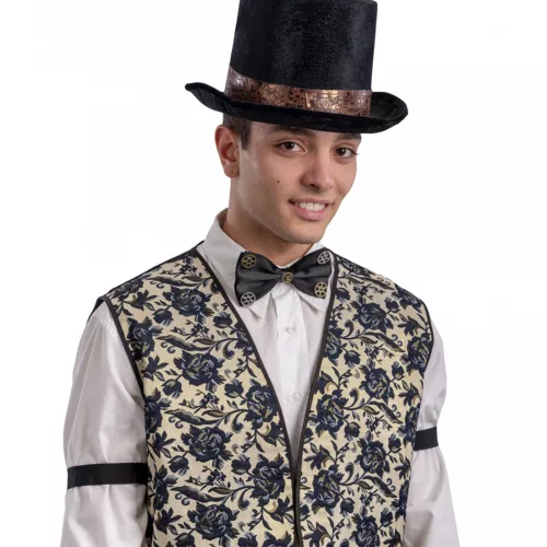 Photo du produit Noeud papillon steampunk engrenages adulte
