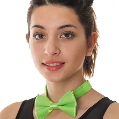 Photo du produit Noeud papillon vert fluo adulte