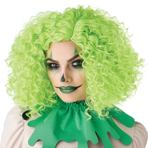 Photo du produit Perruque clown verte adulte