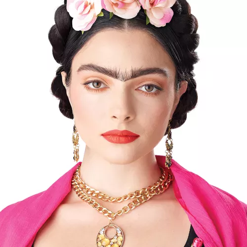 Photo du produit Perruque tresses enroulées avec fleurs femme