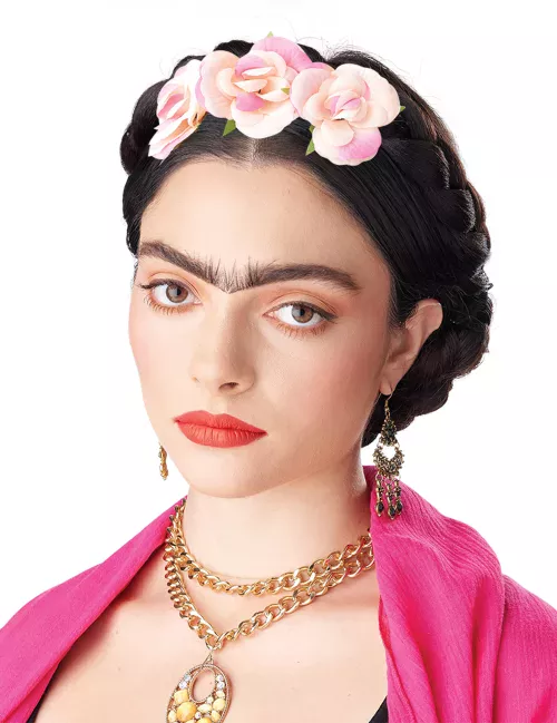 Photo du produit Perruque tresses enroulées avec fleurs femme