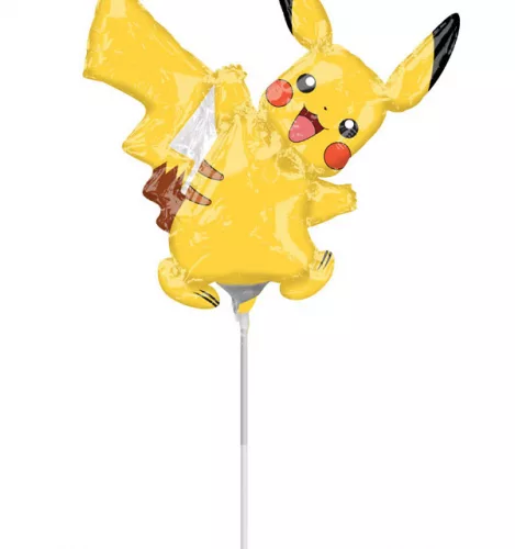 Photo du produit Petit ballon aluminium Pikachu Pokémon 27 x 33 cm