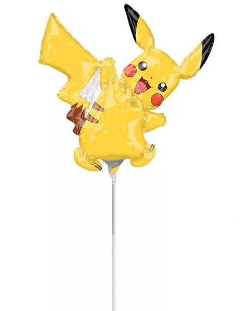 Photo du produit Petit ballon aluminium Pikachu Pokémon 27 x 33 cm