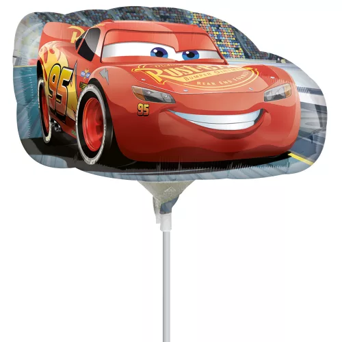 Photo du produit Petit ballon en aluminium voiture Cars 3 33 x 30 cm