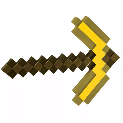 Photo du produit Pioche Minecraft jaune doré enfant