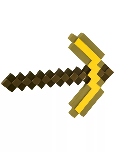 Photo du produit Pioche Minecraft jaune doré enfant