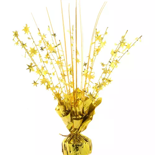 Photo du produit Poids pour ballon hélium étoiles or 250 gr