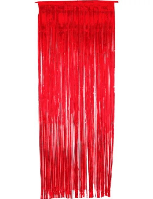 Photo du produit Rideau scintillant rouge