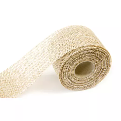 Photo du produit Ruban effet jute naturel 40 mm x 4 m