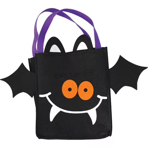 Photo du produit Sac à bonbons chauve souris en feutrine