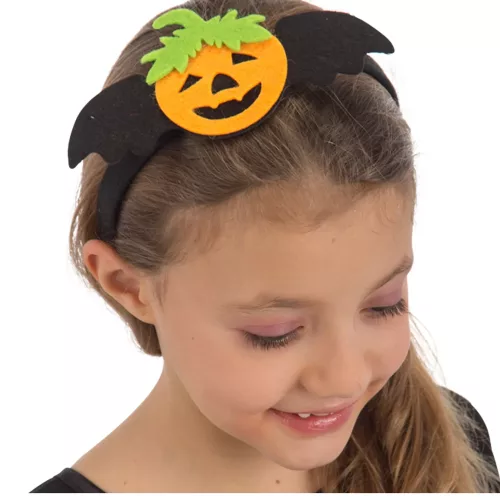 Photo du produit Serre-tête citrouille en feutre enfant