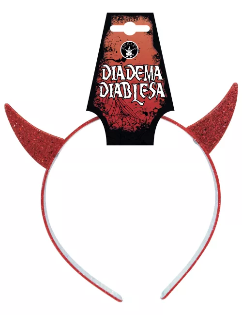 Photo du produit Serre-tête diablesse rouge fille