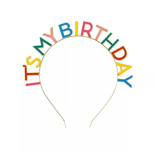 Photo du produit Serre-tête It's my Birthday adulte