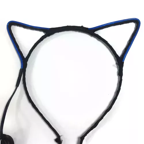 Photo du produit Serre-tête oreille de chat néon adulte