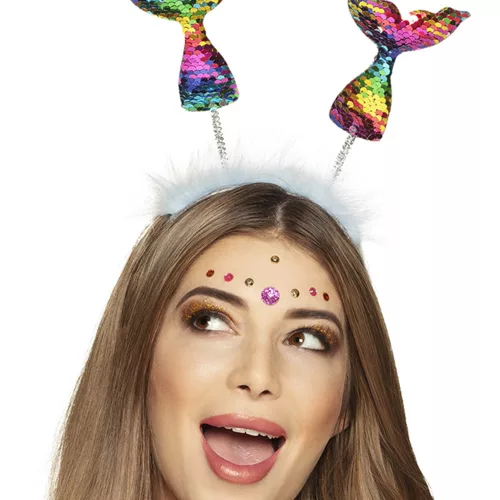 Photo du produit Serre-tête queues de sirène multicolores adulte