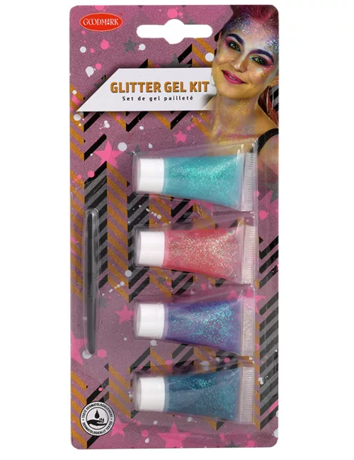 Photo du produit Set de 4 gels pailletés 3,5 ml