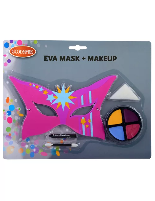 Photo du produit Set masque et maquillage super héros enfant