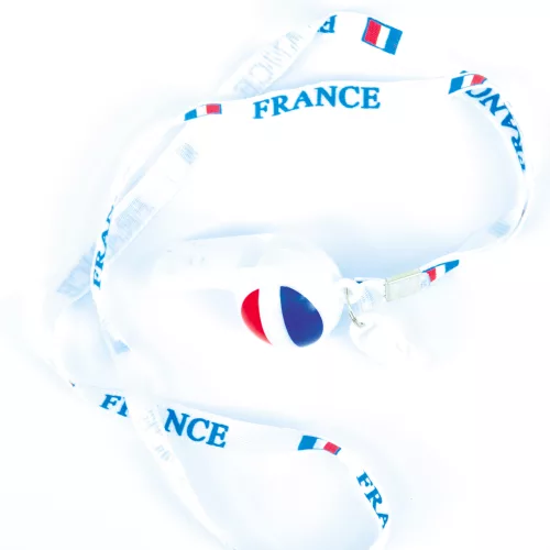 Photo du produit Sifflet et tour de cou supporter France