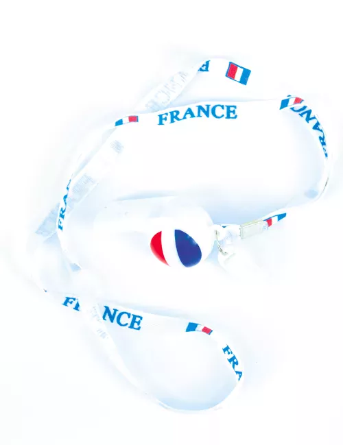 Photo du produit Sifflet et tour de cou supporter France