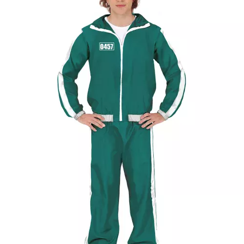 Photo du produit Survêtement vert de participant numéro 457 homme