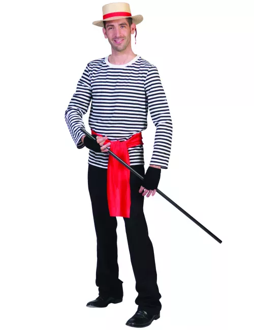 Photo du produit T-shirt à manches longues mime adulte
