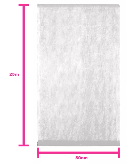 Photo du produit Tenture de mariage blanche 80 cm x 25 m