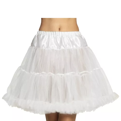 Photo du produit Jupon mi-long blanc femme