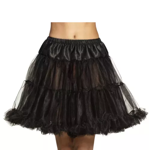 Photo du produit Jupon mi-long noir femme